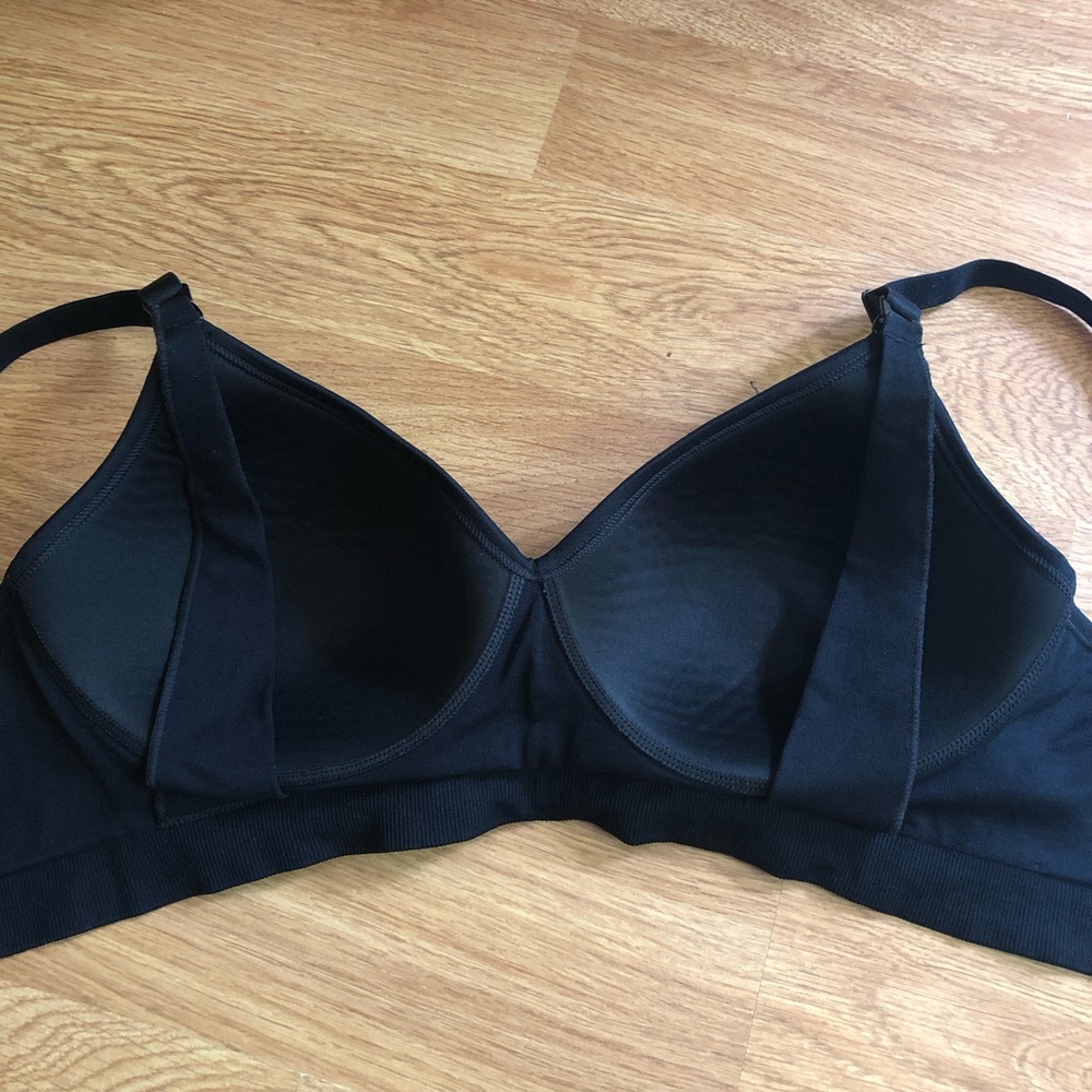 Kindred Bravely Signature Sublime Contour Molded Nursing Bra Black Large - Picture 4 of 6